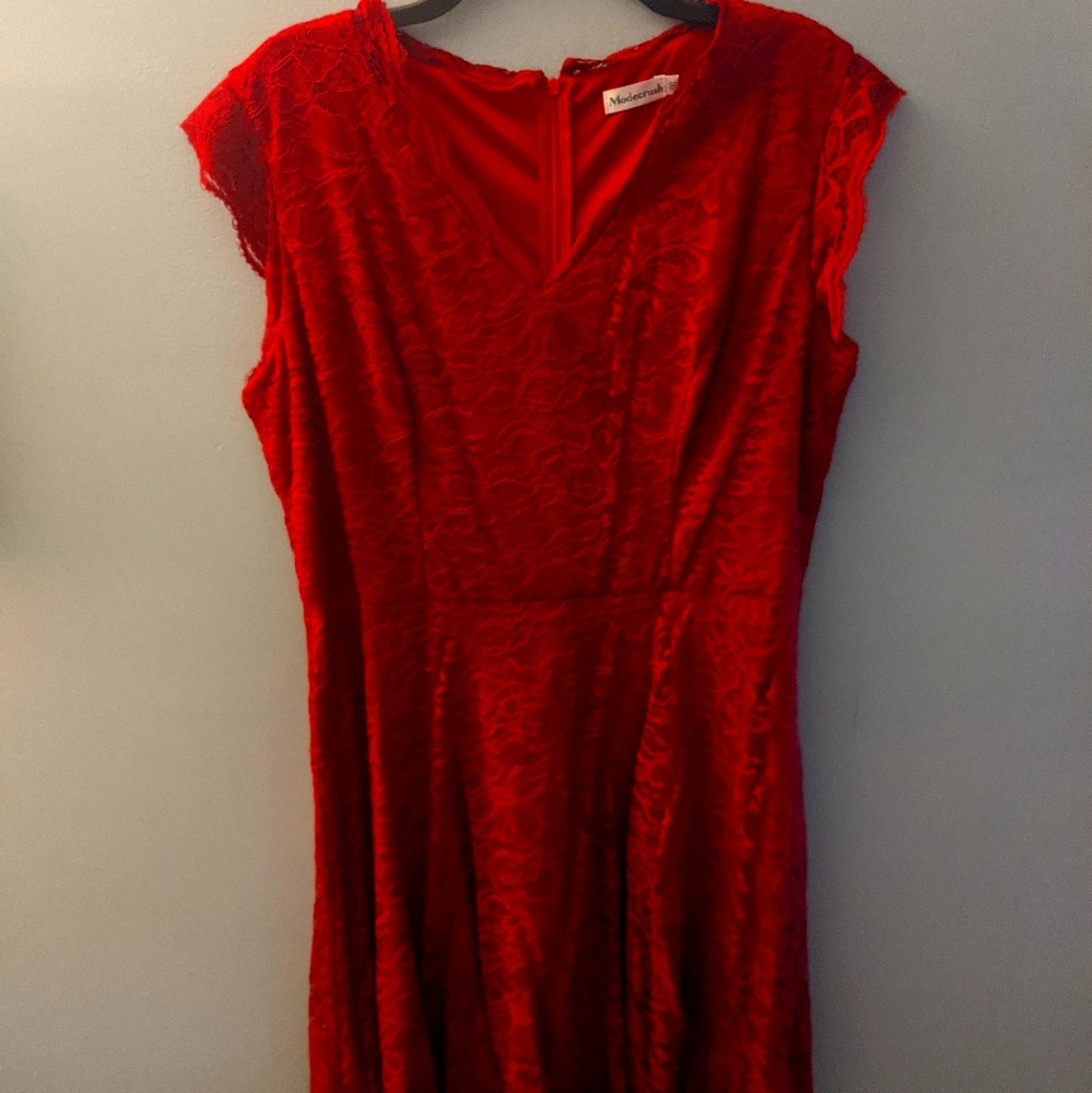 Red dress